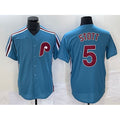 Philadelphia Phillies #5 Bryson Stott Blue CONTON Cool Base Stitched Jersey