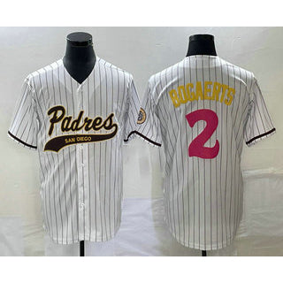 San Diego Padres #2 Xander Bogaerts White CONTON NEW 2023 City Connect Cool Base Stitched Jersey