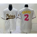 San Diego Padres #2 Xander Bogaerts White CONTON NEW 2023 City Connect Cool Base Stitched Jersey