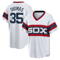 Chicago White Sox #35 Frank Thomas White CONTON Home Cooperstown Collection Player Jersey
