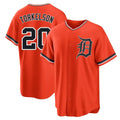 Detroit Tigers #20 Spencer Torkelson Player Orange CONTON Home Game Stitched Jerseys