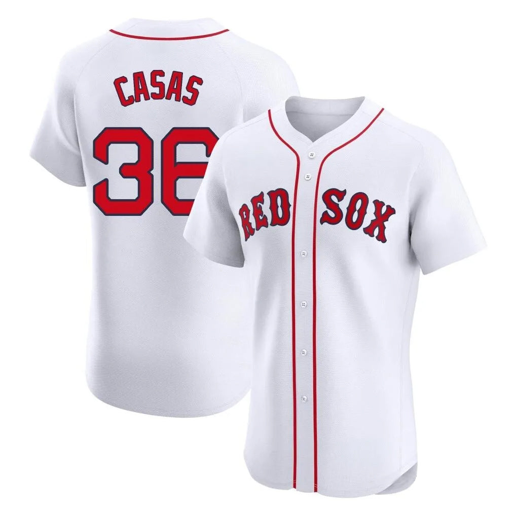 Boston Red Sox #36 Triston Casas Player White CONTON Limited Elite Home Game Stitched Jerseys1