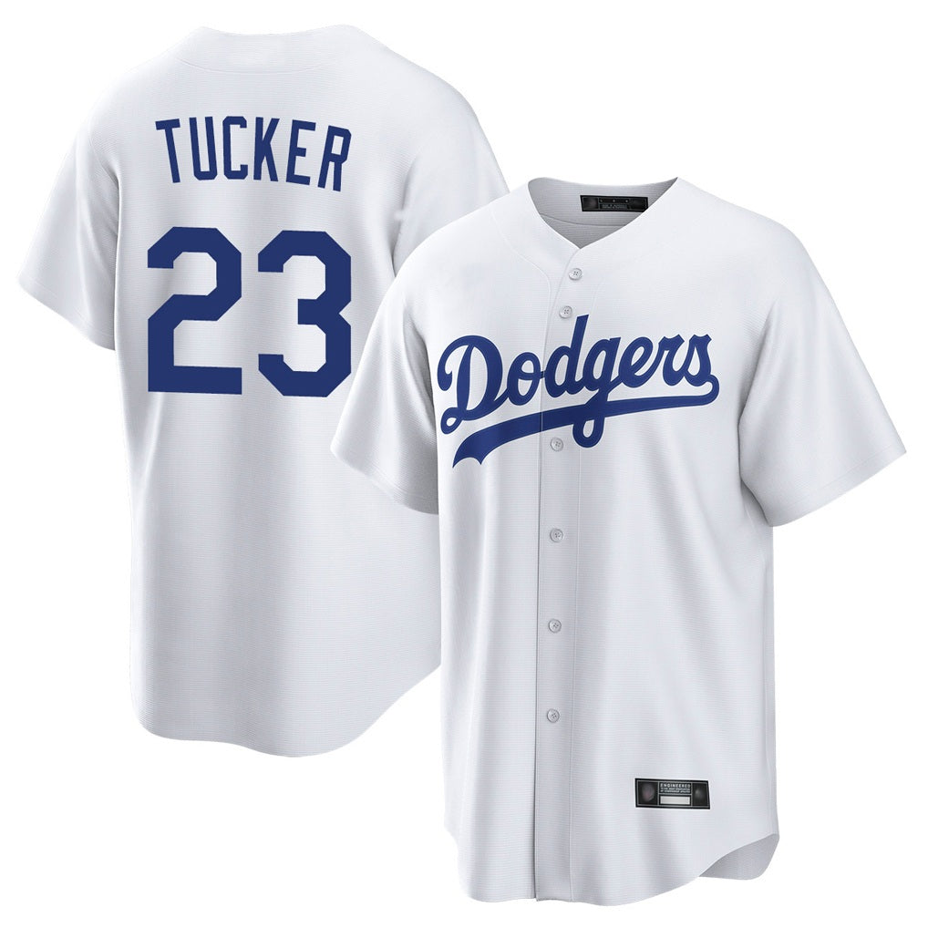 Los Angeles Dodgers #23 Kyle Tucker Player White CONTON Game Home Stitched Jerseys