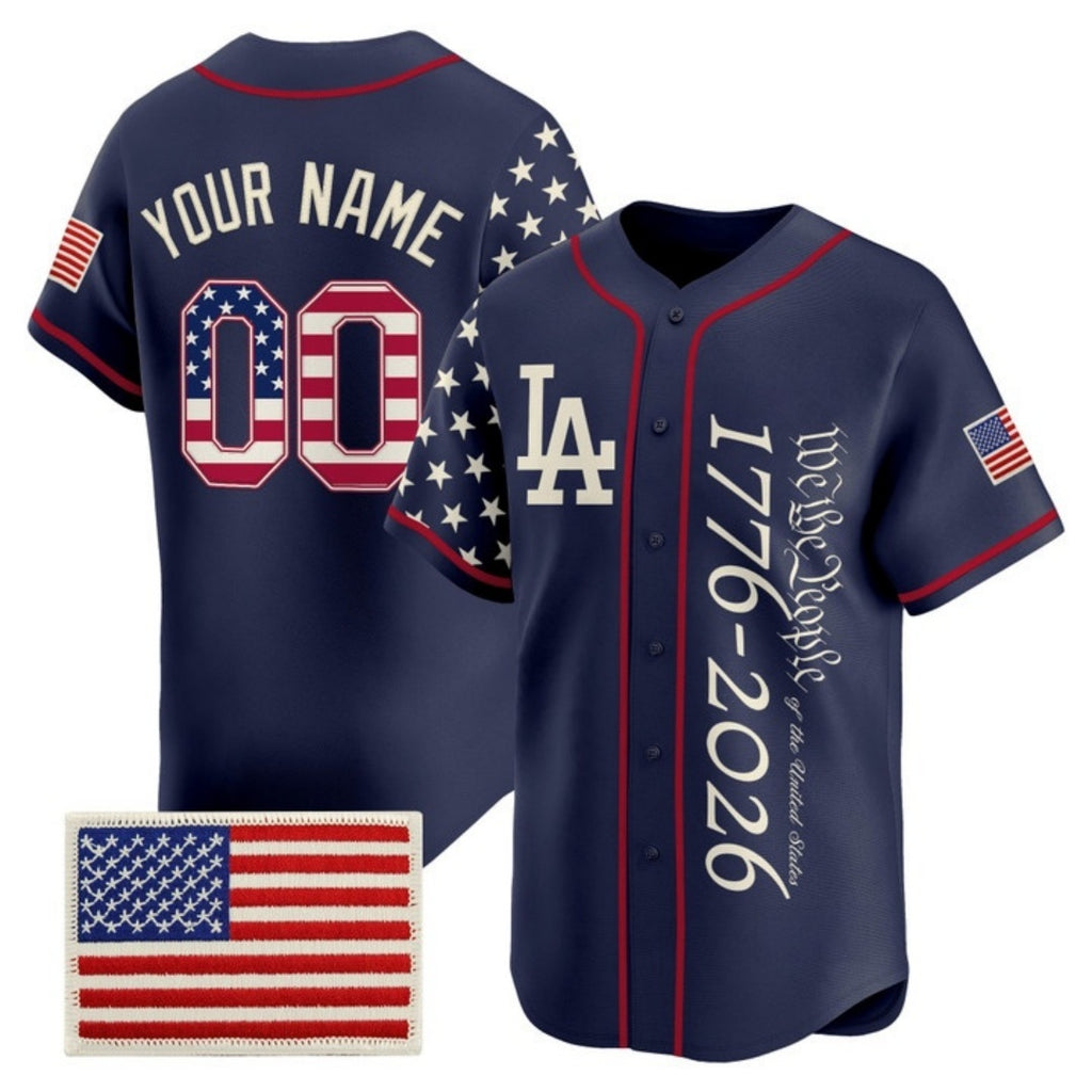 Custom Los Angeles Angels  America 250 Edition Vapor Premier Limited Navy CONTON Stitched Jerseys