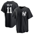 New York Yankees #11 Anthony Volpe Black CONTON Fashion Replica Player Jersey