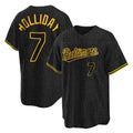 Baltimore Orioles #7 Jackson Holliday Player Black CONTON Snake Skin City Home Game Stitched Jerseys