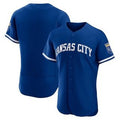 Kansas City Royals Blank Blue CONTON Flex Base Stitched Jersey