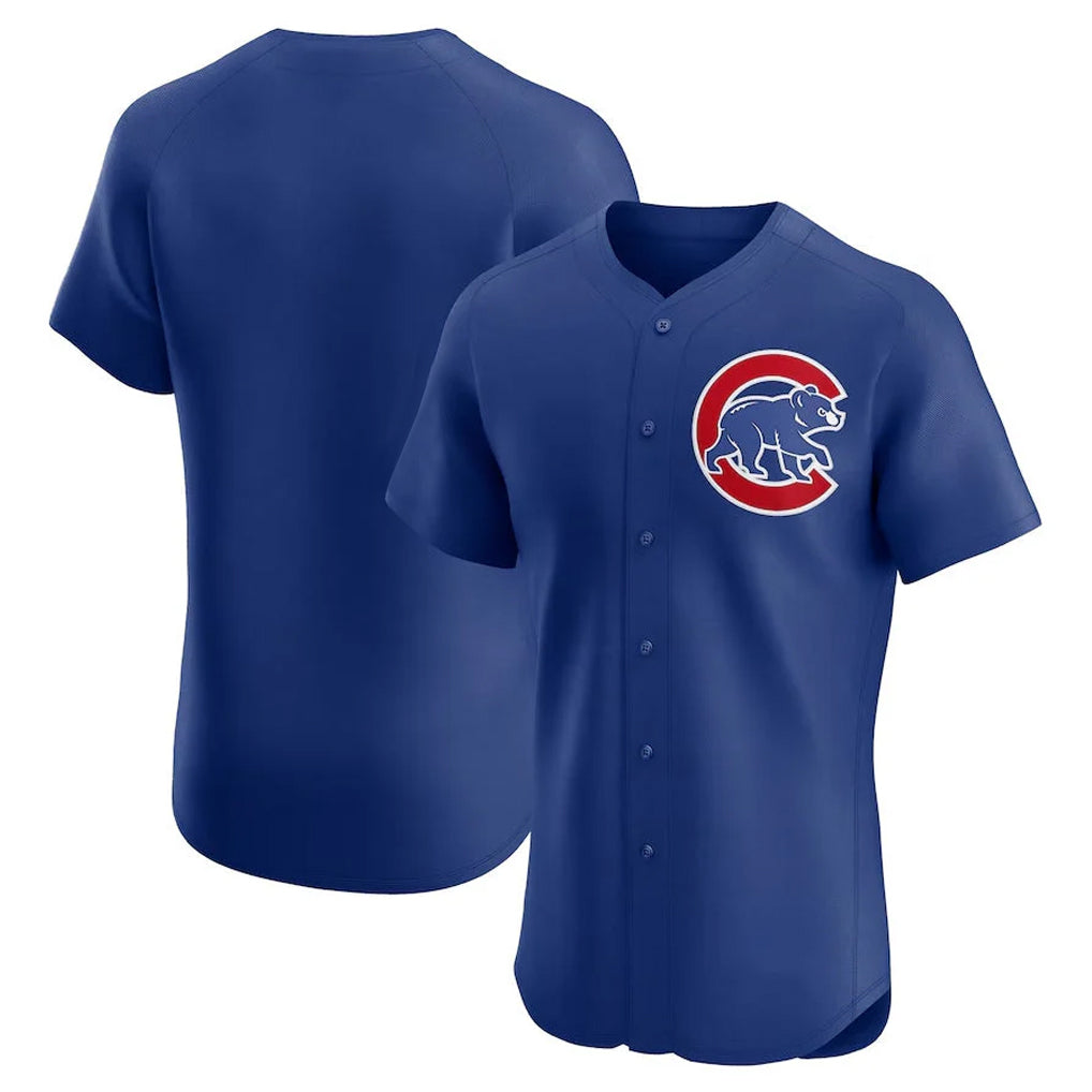 Chicago Cubs Royal CONTON Limited Elite Home Game Blank Player Stitched Jerseys