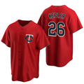 Minnesota Twins #26 Max Kepler Red CONTON Cool Base Stitched Jersey