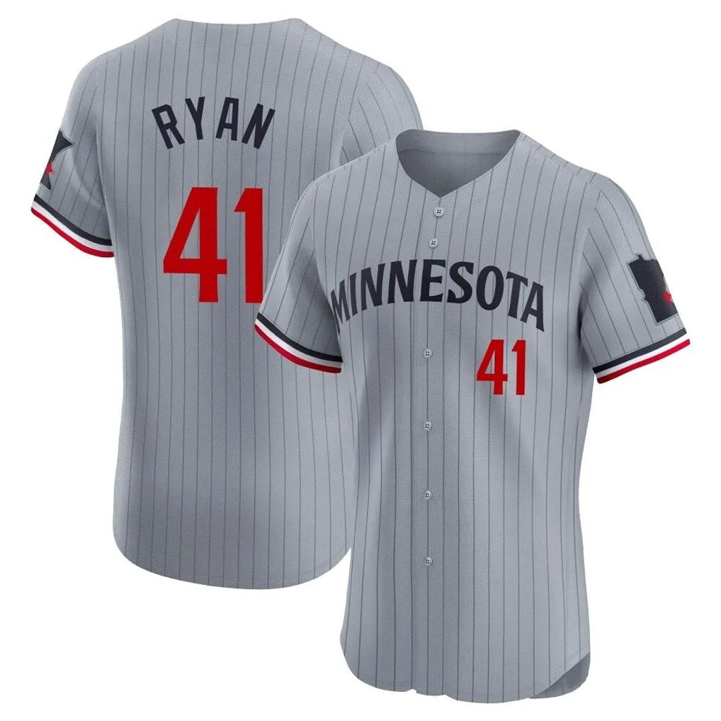 Minnesota Twins #41 Joe Ryan Player Gray CONTONHome Limited Elite Stitched Jerseys