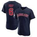 Cleveland Guardians #6 David Fry Player Navy CONTON Limited Elite Home Stitched Jerseys