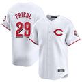 Cincinnati Reds #29 TJ Friedl Player White CONTON Limited Home Stitched Jerseys