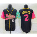 San Diego Padres #2 Xander Bogaerts Black CONTON NEW 2023 City Connect Cool Base Stitched Jersey