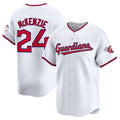 Cleveland Guardians #24 Triston McKenzie White CONTON Home Limited Stitched Jersey