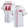 Cincinnati Reds #44 Elly De La Cruz White CONTON Home Replica Jersey