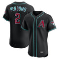 Arizona Diamondbacks #2 Geraldo Perdomo Player Black CONTON Limited Elite Home Game Stitched Jerseys