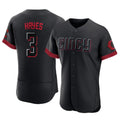 Cincinnati Reds #3 Ke'Bryan Hayes Player Black CONTON City Connect Limited Elite Home Stitched Jerseys