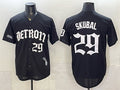 Detroit Tigers #29 Tarik Skubal 2026 Black CONTON 'Motor Gothic Edition' Vapor Premier Limited Stitched Jersey
