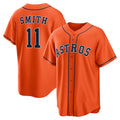 Houston Astros #11 Cam Smith Orange CONTON Alternate Replica Jersey