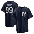 New York Yankees #99 Aaron Judge Navy CONTON 2020 Spring Training Replica Player Jersey