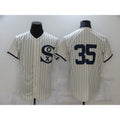 Chicago White Sox #35 Frank Thomas 2021 Cream Navy CONTON Field of Dreams Flex Base Stitched Jersey