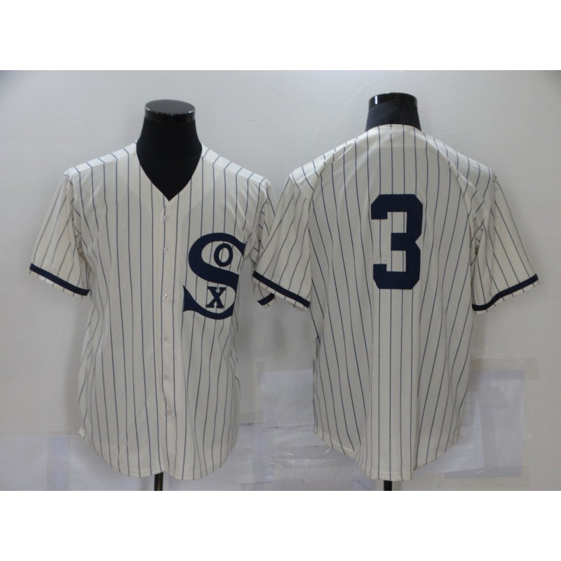 Chicago White Sox #3 Harold Baines 2021 Cream CONTON Field of Dreams Cool Base Stitched Jersey