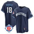 Chicago Cubs #18 Shota Imanaga Player Navy CONTON 150th Anniversary City Connect Home Game Stitched Jerseys