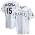 Colorado Rockies #15 Hunter Goodman 2026 All-Star Game White CONTON Replica Jersey