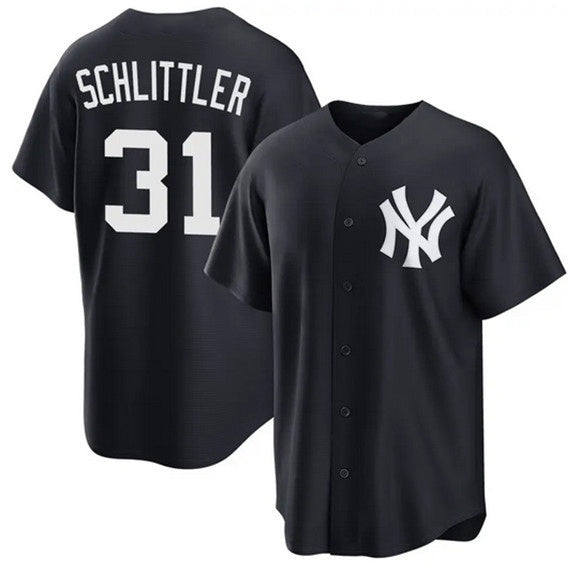 New York Yankees #31 Cam Schlittler Navy CONTON 2026 Alternate Stitched Jersey