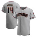Arizona Diamondbacks #14 Gabriel Moreno Player Gray CONTON Road Limited Elite Home Game Stitched Jerseys