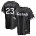 Chicago White Sox #23 Andrew Benintendi Player Black CONTON City Connect Home Game Stitched Jerseys