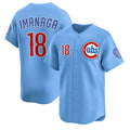 Chicago Cubs #18 Sh¨­ta Imanaga Blue CONTON 2024-25 2nd Alternate Limited Stitched Jersey