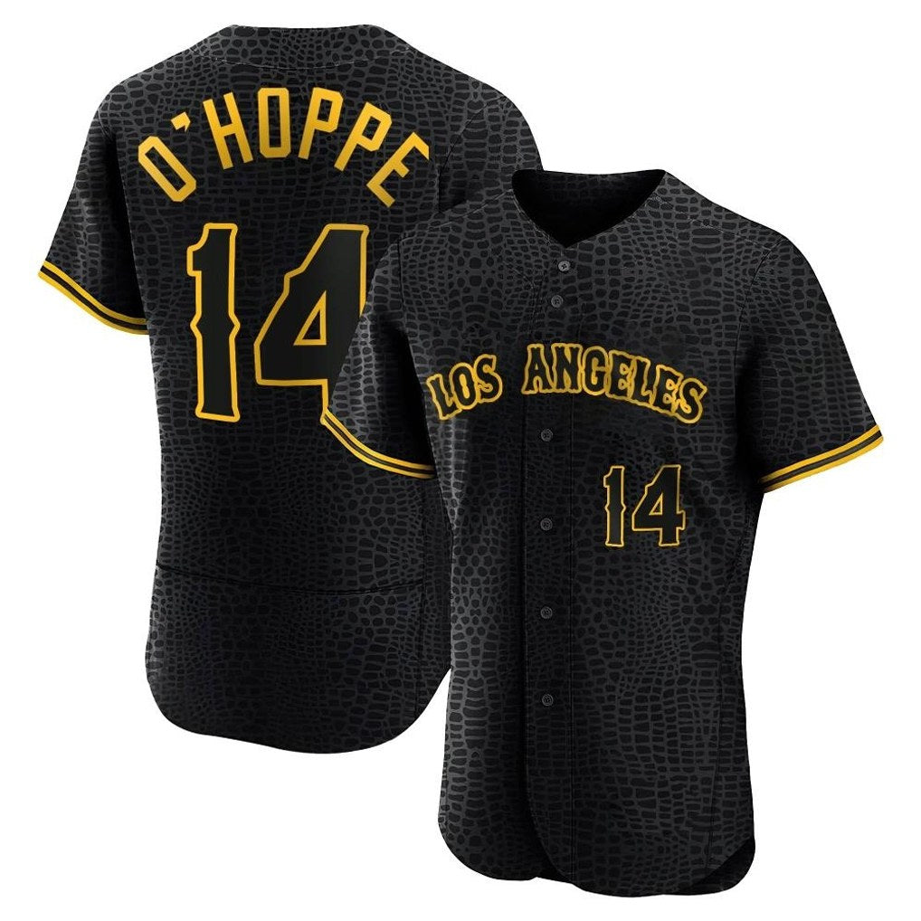 Los Angeles Angels #14 Logan O'Hoppe Player Black CONTON Snake Skin City Limited Elite Home Stitched Jerseys