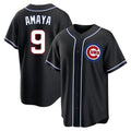 Chicago Cubs #9 Miguel Amaya Player Black CONTON Fashion Out Game Stitched Jerseys