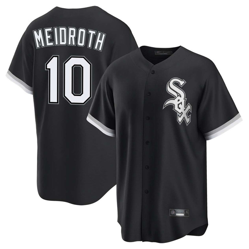 Chicago White Sox #10 Chase Meidroth Player Black CONTON Home Game Stitched Jerseys