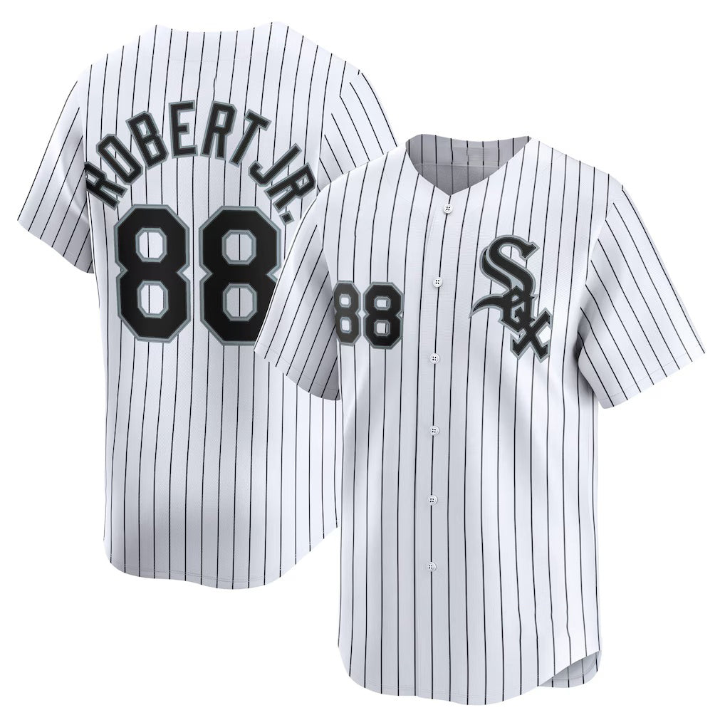 Chicago White Sox #88 Luis Robert Jr. White CONTON Home Limited Player Jersey