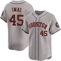 Houston Astros #45 Tatsuya Imai Grey CONTON 2026 Limited Stitched Jersey