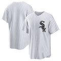 Chicago White Sox White CONTON Home Replica Team Jersey_1
