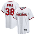 Cleveland Guardians #38 Steven Kwan Player White CONTON Game Home Stitched Jerseys