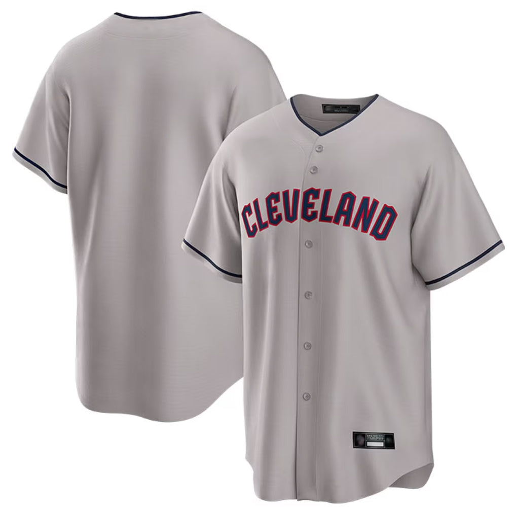 Cleveland Guardians Blank Player Gray CONTON Game Home Stitched Jerseys