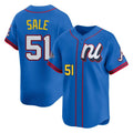 Atlanta Braves #51 Chris Sale Player Royal CONTON National League All-Star Edition Game Stitched Jerseys