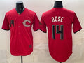 Cincinnati Reds #14 Pete Rose Red CONTON 2026 City Connect Stadium Stitched Jersey