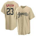 Arizona Diamondbacks #23 Zac Gallen Player Tan CONTON City Connect Home Game Stitched Jerseys