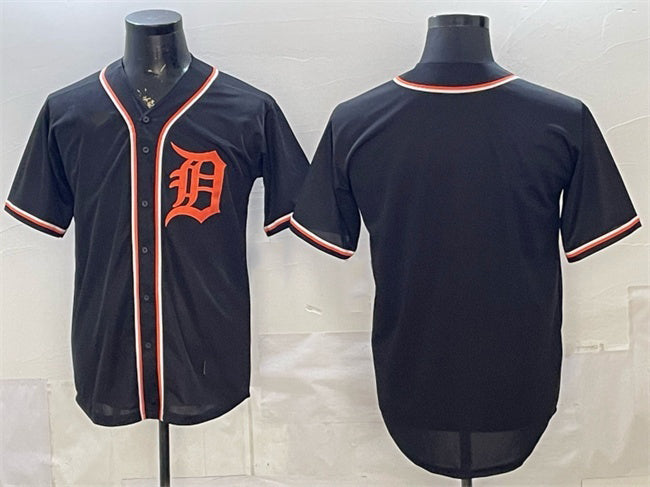Detroit Tigers Blank 2026 Fashion Replica Black CONTON Out Stitched Jersey