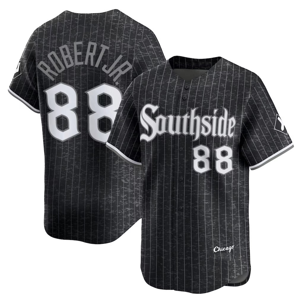 Chicago White Sox #88 Luis Robert Jr. Black CONTON City Connect Limited Player Jersey