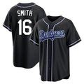 Los Angeles Dodgers #16 Will Smith Player Black CONTON Carbon Limited Home Stitched Jerseys