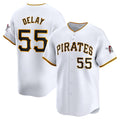 Pittsburgh Pirates #55 Jason Delay White CONTON Home Limited Player Jersey