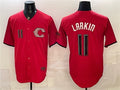 Cincinnati Reds #11 Barry Larkin Red CONTON 2026 City Connect Stadium Stitched Jersey