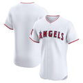 Los Angeles Angels White CONTON Home Elite Jersey