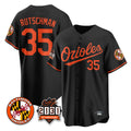 Baltimore Orioles #35 Adley Rutschman Player Black CONTON 30th Anniversary of 2131 Home Game Stitched Jerseys